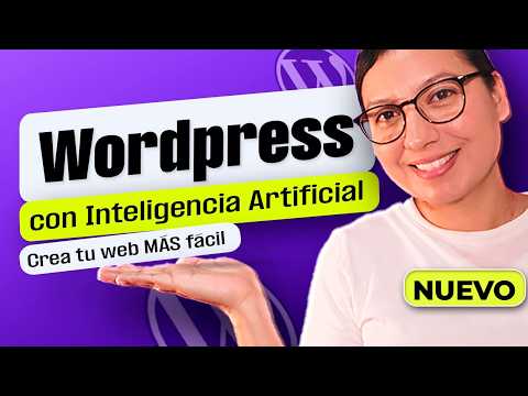 Cómo Crear Una Página Web en WordPress con Inteligencia Artificial (IA) en minutos Paso a Paso