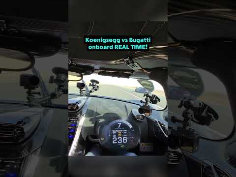 Koenigsegg vs Bugatti ONBOARD!
