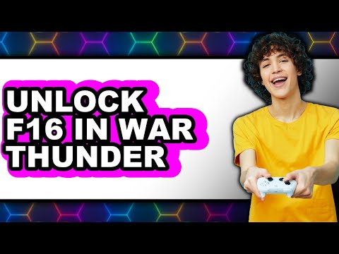 How to Unlock F16 in War Thunder (easy Method)
