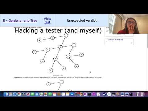 Hacking a tester (again) | Codeforces Round 748 - Facecam + Commentary + All Solutions (A-G) [28th]