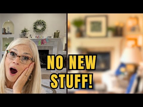 Unbelievable Family Room Makeover Without Buying Anything New!