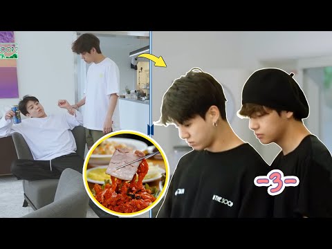 [BTS/방탄소년단] 정국이 요리한 보쌈 좋아하는 태형이
