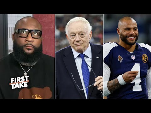 FIRST TAKE | Swagu tired of same old wak Jerry Jones & Dak says every year optimistic Cowboys future
