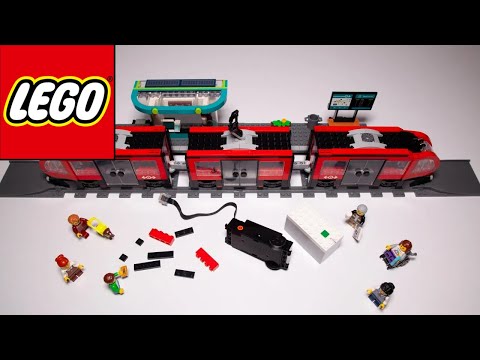 Lego City 60423 Downtown Streetcar and Station with Power Functions Speed Build