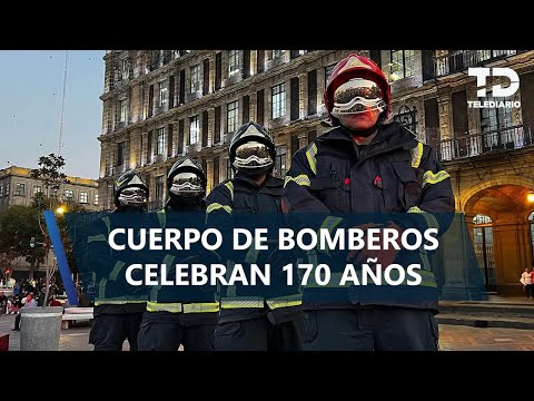 Bomberos de la CdMx celebran 170 años de servicio con desfile