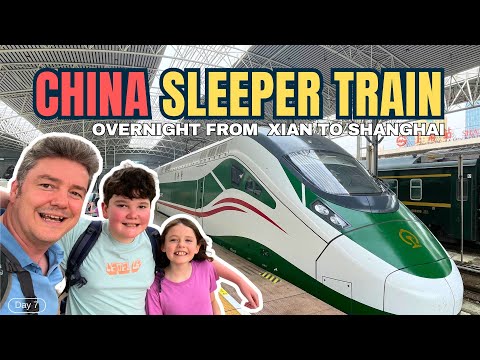 CHINA HIGH SPEED SLEEPER TRAIN in a PRIVATE ROOM from Xi'an to Shanghai