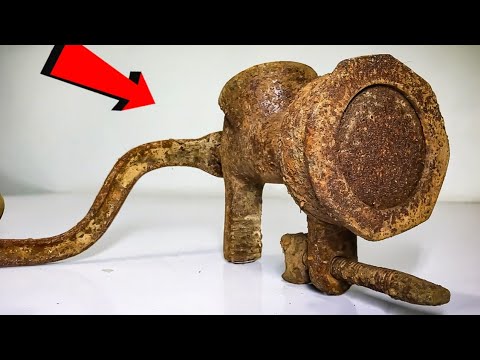 Rusty Antique Noodle Making Machine - Restoration