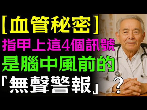 【血管秘密】指甲上這4個訊號，是腦中風前的「無聲警報」？