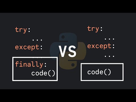 Is "finally" Useless In Python?