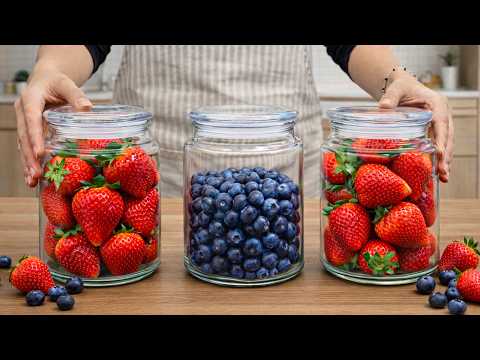 How to Store Strawberries and Blueberries for Weeks Without Mold or Spoiling! | Tracy Tips