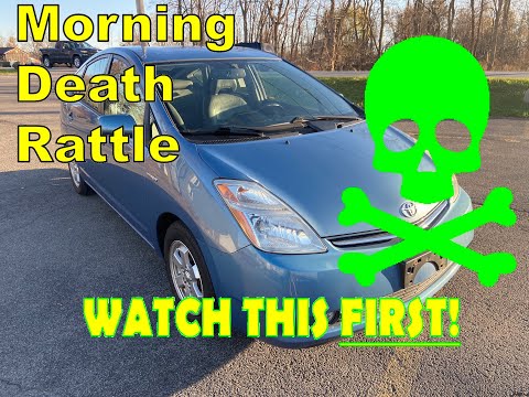2004-2009 Prius Morning Death Rattle! Causes, SOLUTIONS, and how I fixed mine for $50! 2nd Gen