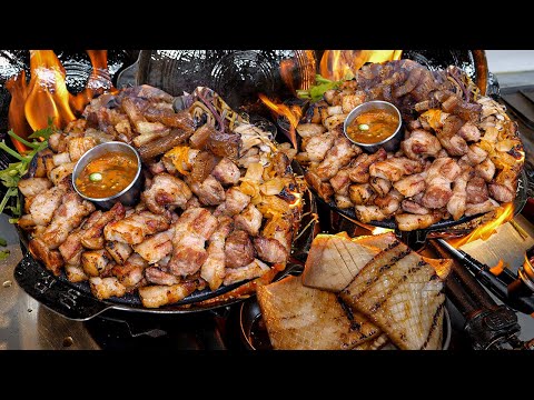 한국인 최애 소울푸드!! 육즙 폭탄 삼겹살 부터 인기 많은 돼지고기 요리 몰아보기 TOP 5 Ultimate Korean Pork Dishes / Korean street food