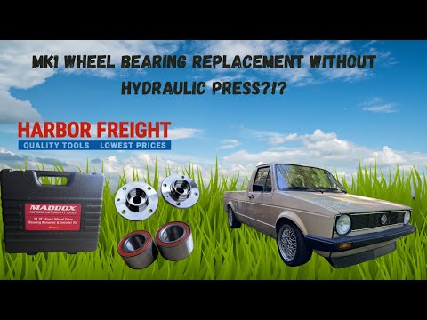 Replacing MK1 VW Rabbit Wheel Bearings Without a Hydraulic Press!