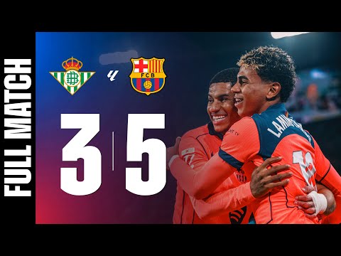 FULL MATCH | BETIS 3 vs 5 FC BARCELONA | LALIGA 2025/26 MD15 π΅π΄