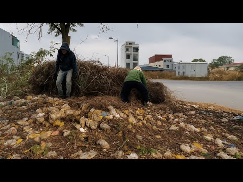 We Ignored the Danger to Our Legs to Cut the Grass and Clean the Burnt Tree Stumps on the Sidewalk.