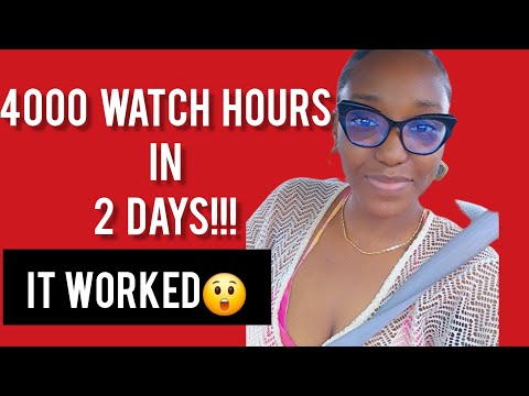 How to get 4000 YouTube Watch Hours FAST Using Restream TUTORIAL #increasewatchtime
