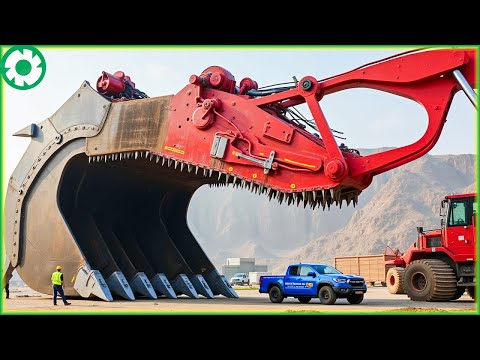 100 Extreme Dangerous Excavator Skill Operations | Biggest Heavy Machinery Machines - The Engine