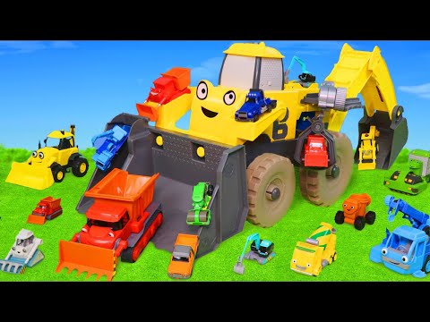 Farklı büyüklükteki inşaat araçları