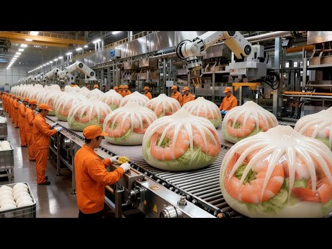 Inside a modern dumpling factory — the way they produce millions of dumplings is truly astonishing