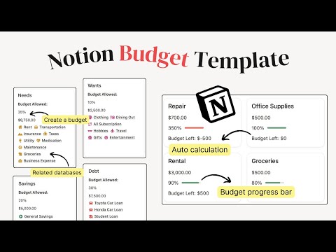A Simple Notion Budget Planner for Clear Monthly Spending