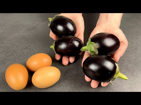 Ich koche diese Auberginen mit Eiern jedes Wochenende! Das leckerste Rezept mit Auberginen!