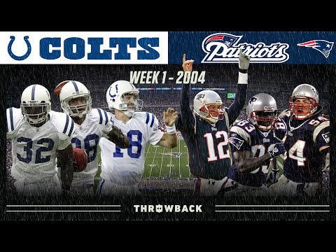 Brady vs Manning Opening Night Classic! (Colts vs. Patriots 2004, Week 1)