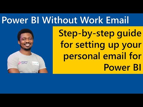 Use Power BI Without Work Email (Step by Step Guide)
