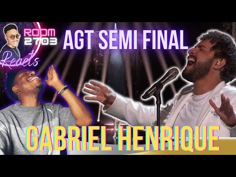 Gabriel Henrique AGT Semi Finals Reaction - OF COURSE I WATCHED IT LIVE! π€©β¨
