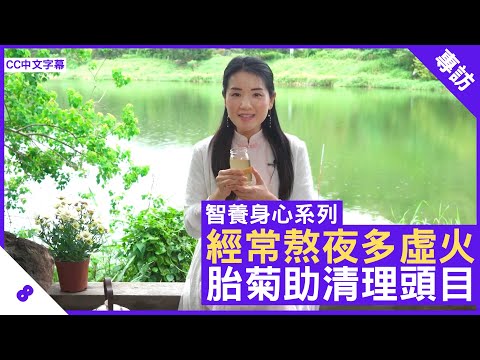 經常熬夜多虛火 胎菊助清理頭目 - 鄭丹瑞《健康旦》註冊中醫師 #楊明霞 #智養身心 Part 8 (CC中文字幕)
