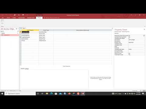 Inventory management system in Microsoft Access