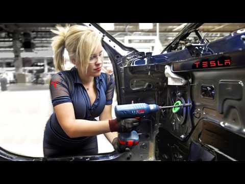 US Tesla Factory tour: How Best EV SuperCars are made - Manufacturing process & American Assembly