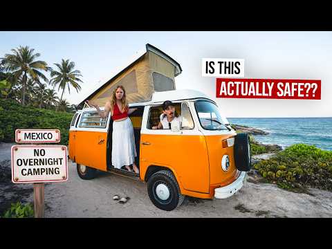 We Tried Living in a Vintage Camper Van in MEXICO… Is This Even Safe??