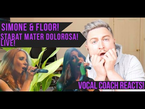 Vocal Coach Reacts! Simone Simons (Epica) and Floor Jansen (Nightwish)! Stabat Mater Dolorosa! Live!