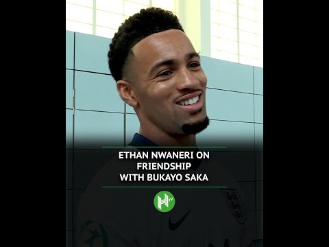 Nwaneri BRILLIANT on friendship with Bukayo Saka❤️