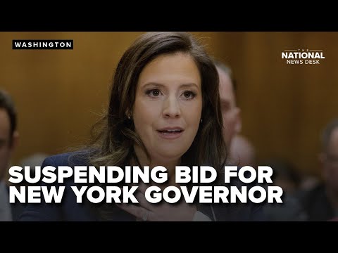 Elise Stefanik suspends run for NY governor