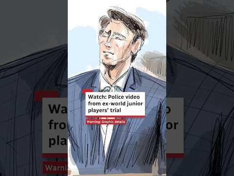 Watch: Police video from ex-world junior players’ trial