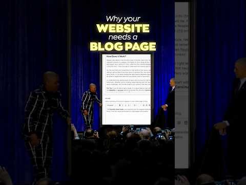 This is why you NEED a blog on your website!