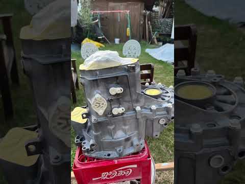 Glad to say the gearbox cleaned up well #transformation #vr6engine #classiccarrestoration