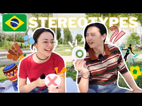 Breaking down 10+ BRAZILIAN STEREOTYPES with JULIA! | Everyday soccer, samba, barbecue and- KKKKK..?