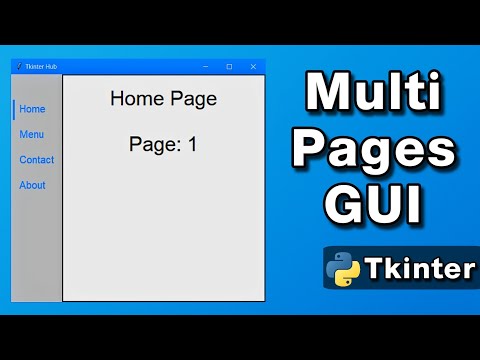 Tkinter Multiple Pages GUI: Switch Frames in Tkinter | Multi-Page Python App Tutorial