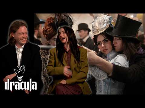 DRACULA Behind The Scenes With Caleb Landry Jones & Zoë Bleu!