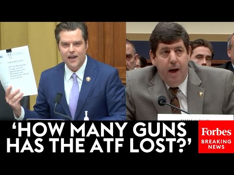 Matt Gaetz Excoriates ATF Director Steven Dettelbach Over 'Terrible Abuse Of Power'