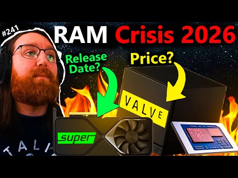 RAM Crisis 2026 - Nvidia RTX 50 SUPER Delays, Steam Machine Price, AMD Zen 6 | Broken Silicon 341