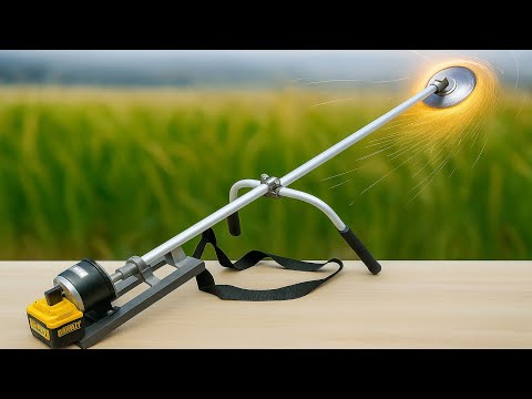 Say Goodbye To Gas! How To Make A Super Strong DIY 12V Motor Lawn Mower | DIY Machine & Invention