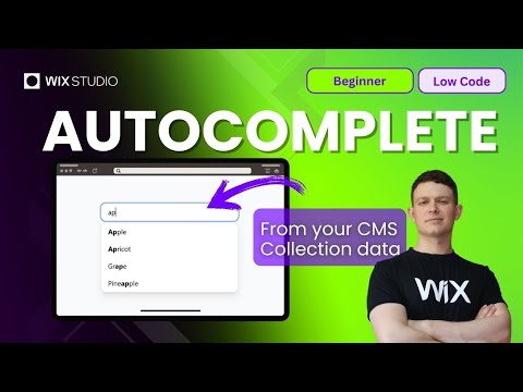 Make an Autocomplete Input in Wix with the JavaScript SDK Data Query
