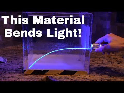 Crazy Material That You Can Make at Home That Actually Bends Light!