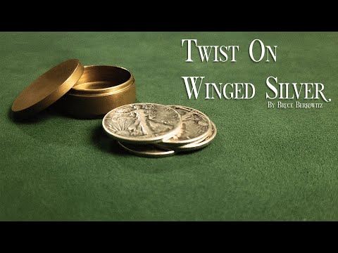 Twist On Winged Silver: Coin Magic Tutorial