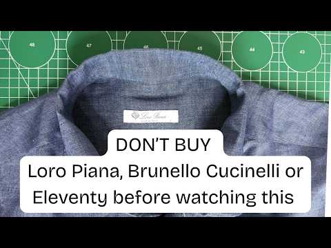 Loro Piana, Brunello Cucinelli and Eleventy shirt review