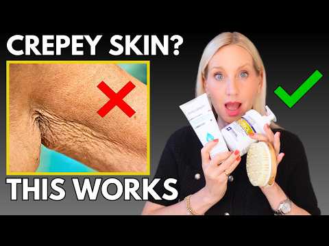 *INSTANTLY* Fix Crepey Skin in 3 EASY STEPS (women over 50)