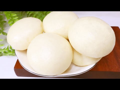 蒸馒头最简单做法,新手也能成功,不塌陷不回缩蓬松又暄软的免揉馒头! Steamed Buns without kneading Very soft and fluffy ▏佳宝妈美食 Gabaomom